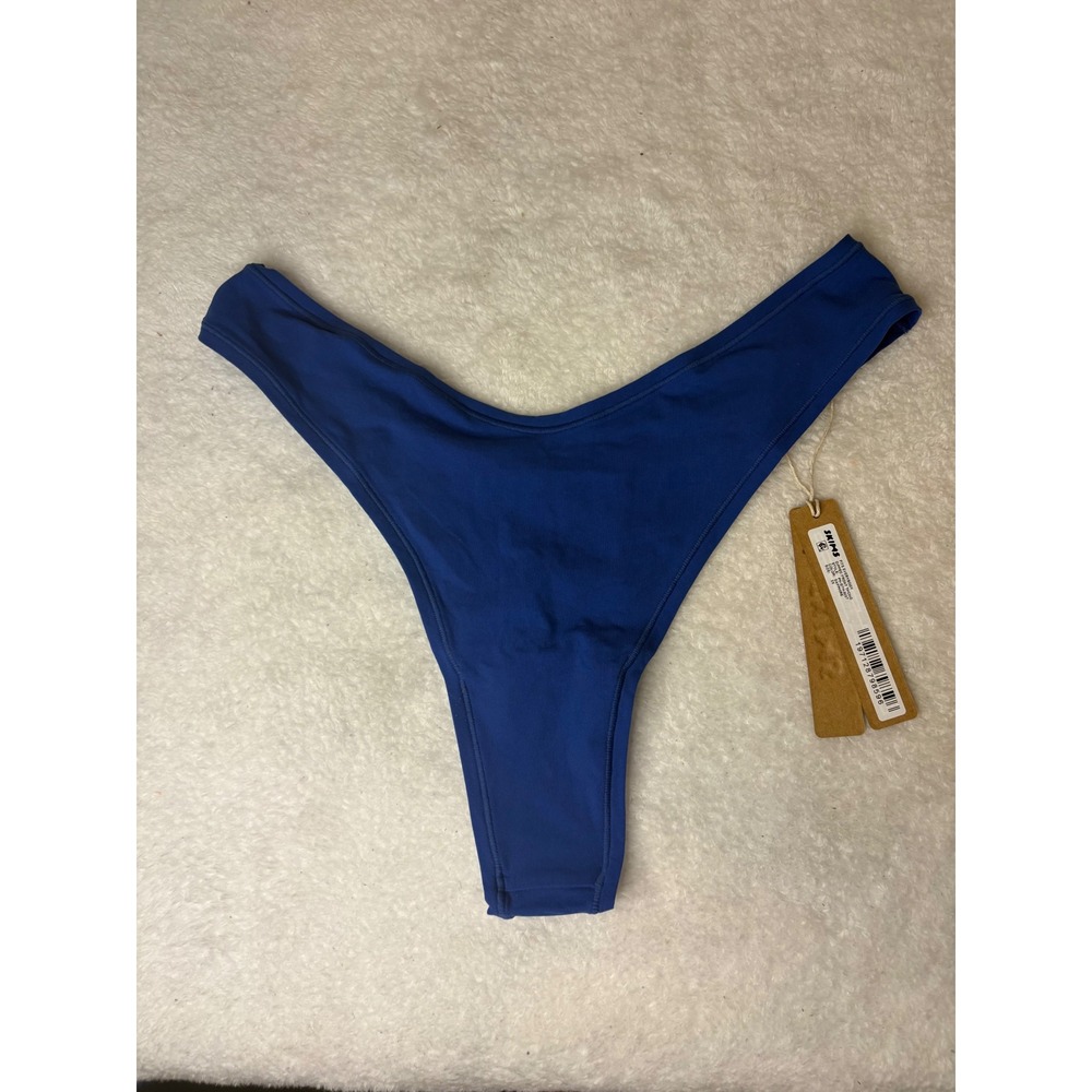 Skims Fits Everybody Dipped Front Thong Sapphire Blue PN-DTH-2027 Womens 2X New